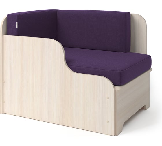 Изображение товара Кушетка Шарм Мелодия левый, фиолетовый 104210719