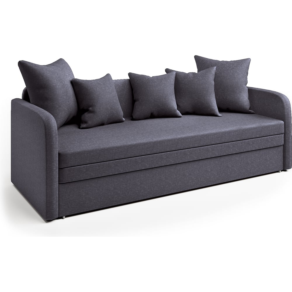 Изображение товара Софа Шарм Трио серый 2 спальных места современный дизайн