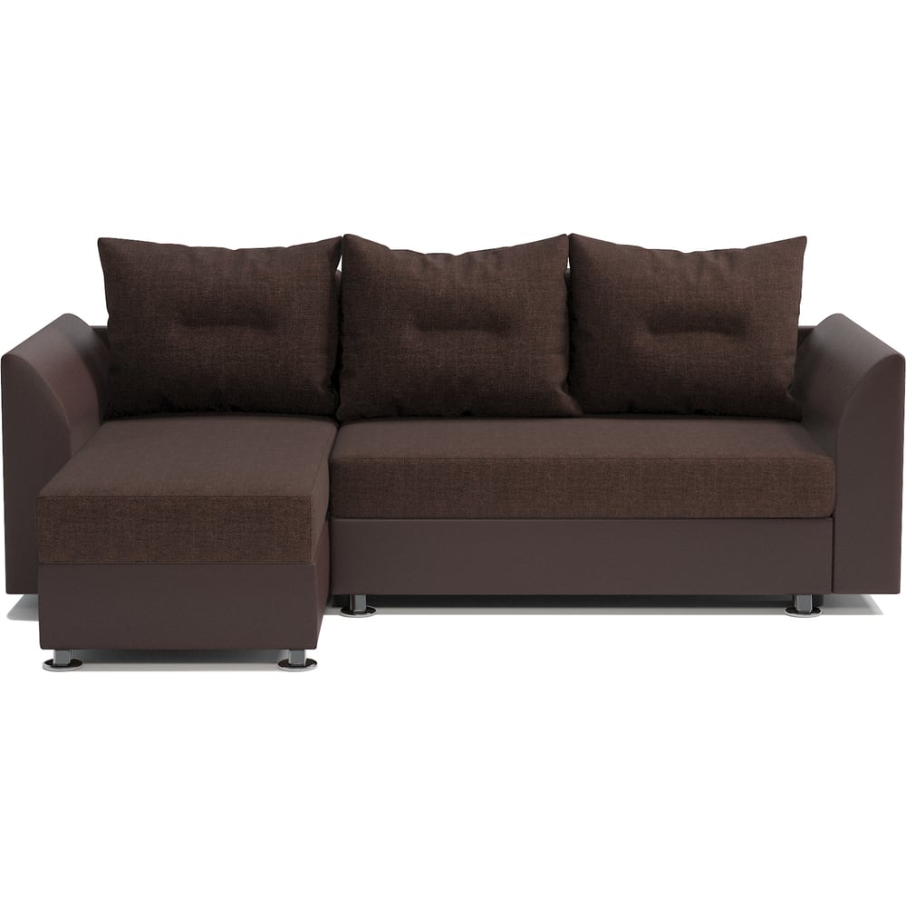 Изображение товара Угловой диван Шарм Ария Скала левый с механизмом еврокнижка и ящиком для белья