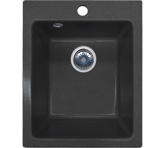 Изображение товара Кухонная мойка Maxweld Майон чёрный обсидиан AL350CH