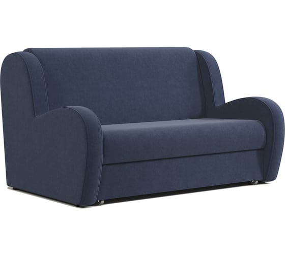 Изображение товара Диван-кровать Шарм Барон 140 велюр, Ультра миднайт 170523814