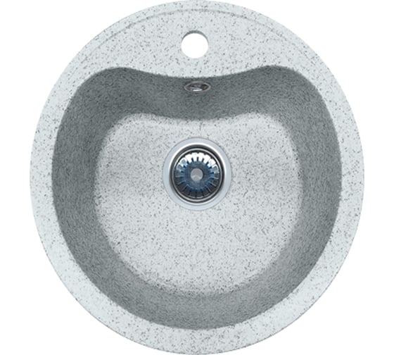 Изображение товара Кухонная мойка Maxweld Рашмор белый мрамор AL435BM