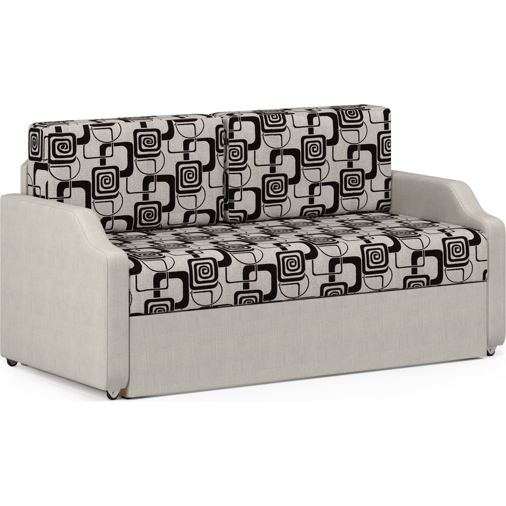 Изображение товара Кушетка Шарм Малыш шенилл бежевый, выкатной механизм, ящик для белья