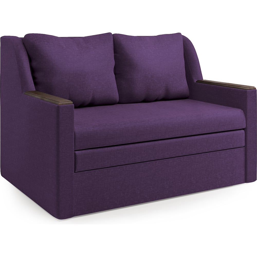 Изображение товара Диван-кровать Шарм Дуэт фиолетовый 1606003 современный стиль практичный комфорт
