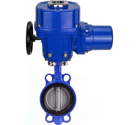 Изображение товара Затвор DN.ru GG25-316L-NBR Ду100 Ру16 с электроприводом QT-W (M)-010 380В D050-12448