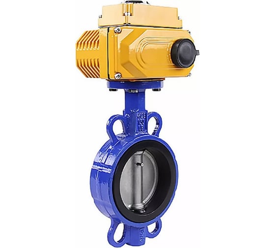 Изображение товара Затвор DN.ru GG25-316L-NBR Ду40 Ру16 с электроприводом QT-005 380В D050-10444