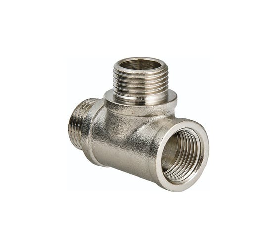 Изображение товара Комплект Valtec _51 VI7 Тройник с двумя переходами на нар. р. 1/2 вн.-нар.-нар. VTr.133.N.0004 5 штук VT.VI7.K51.1330004.5