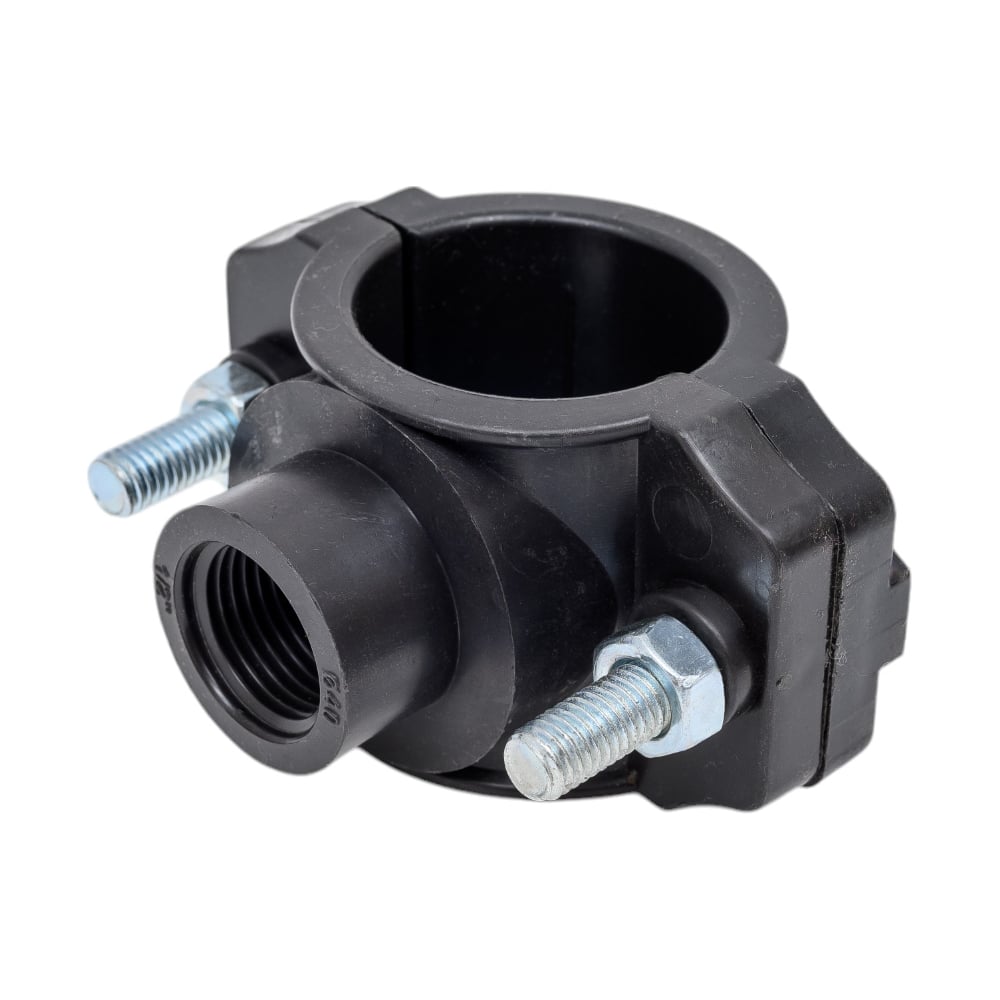 Изображение товара Седелка RTP D 40х1/2 14608 для пластиковых труб 40мм монтаж