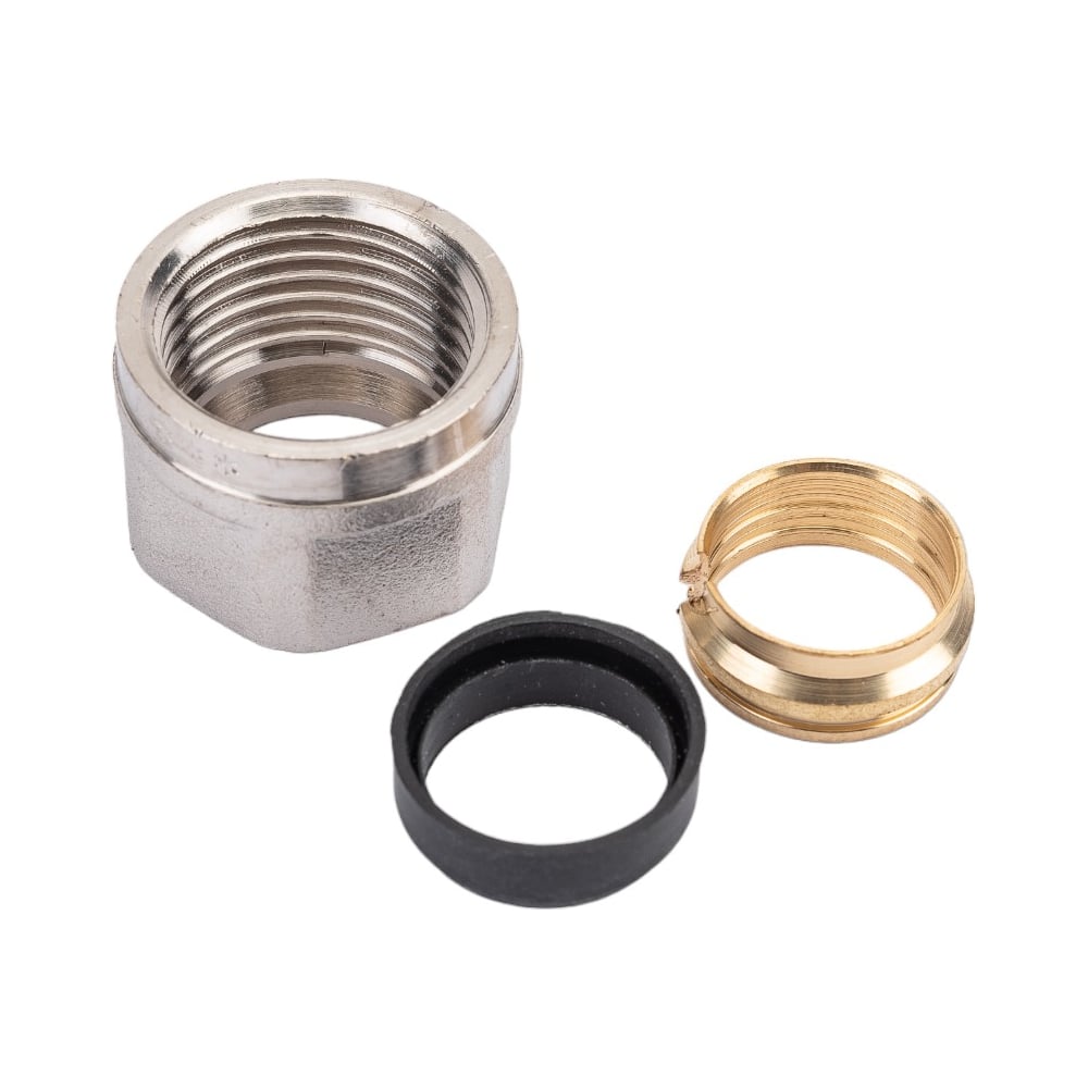 Изображение товара Соединитель коллекторный обжимной Valtec VI7 для медной трубы 15 мм