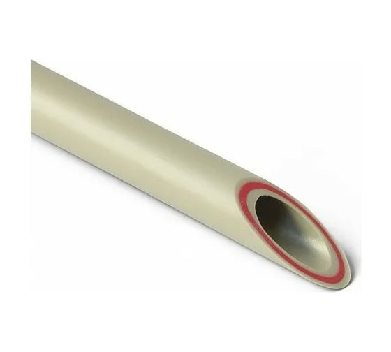 Изображение товара Труба RTP PN25, SDR 6, армированная стекловолокном, цвет слоя красный D 20х3.4 мм, 4 м, серая 10897