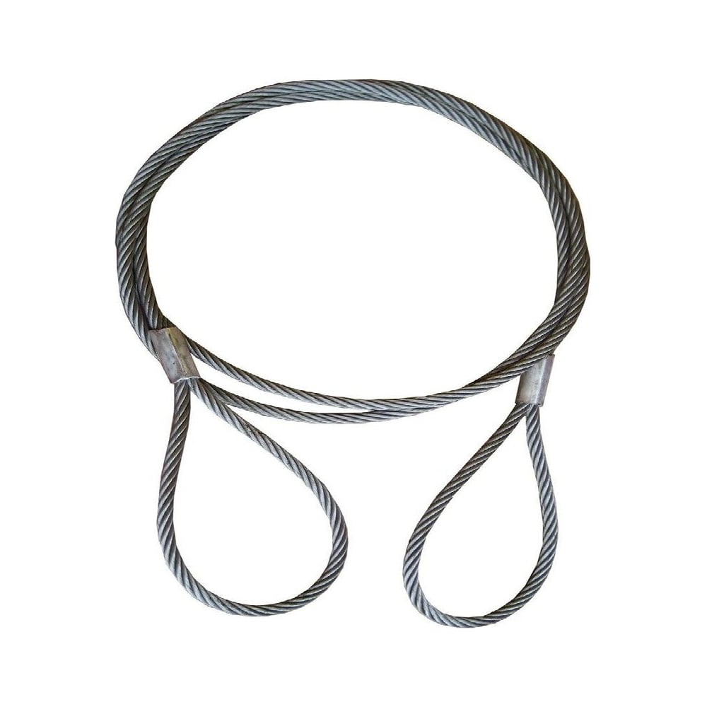 Изображение товара Канатный петлевой строп ТРАСТ УСК1 3.2т 3500мм сталь опрессовка