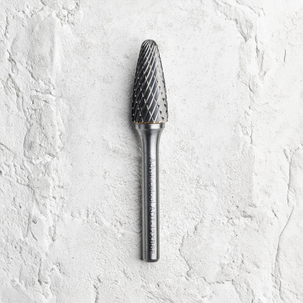 Изображение товара Бор-фреза твердосплавная форма F d6x18 L58 мм Advancetool ADT-6XB6F