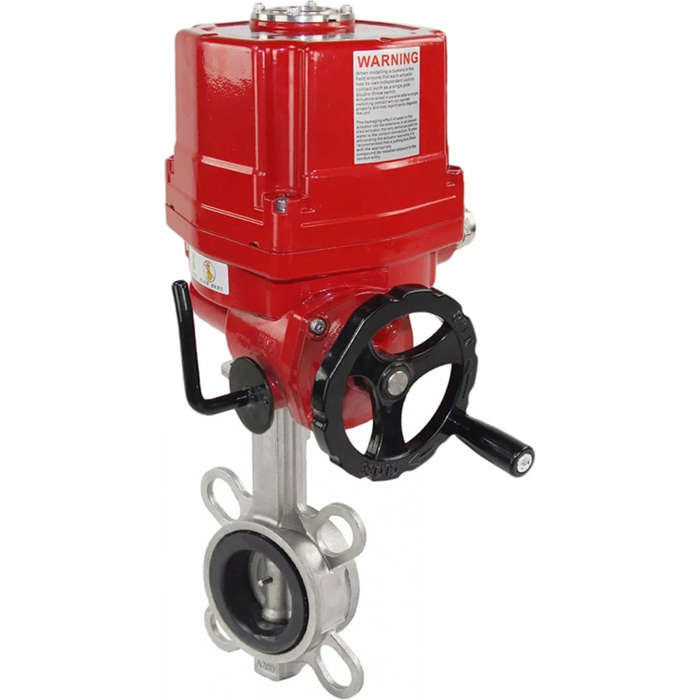 Изображение товара Затвор DN.ru 316L-316L-VITON Ду65 РУ16 с электроприводом EX-010 24В