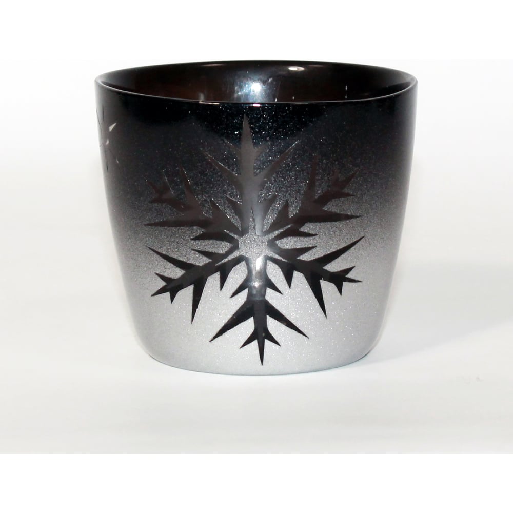 Изображение товара Кашпо ЭЛЕТЕХ №0 проз.Снежинка чер./С 4840155352