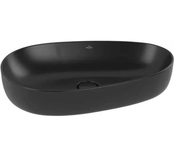 Изображение товара Раковина накладная Villeroy & Boch Antao 650x400x146 мм, цвет Pure Black 4A74 65 R7 00337447
