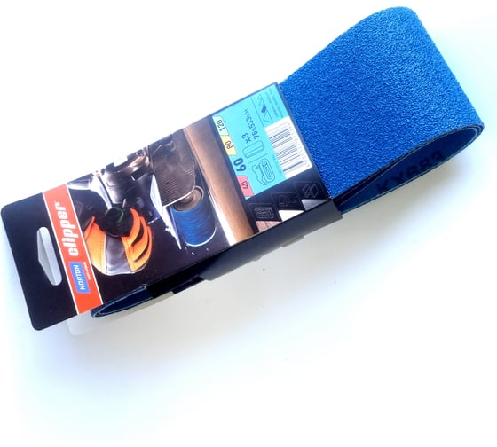 Изображение товара Шлифовальная лента циркониевая 75x533 мм, 3 шт, Р80 NORTON 78072727994