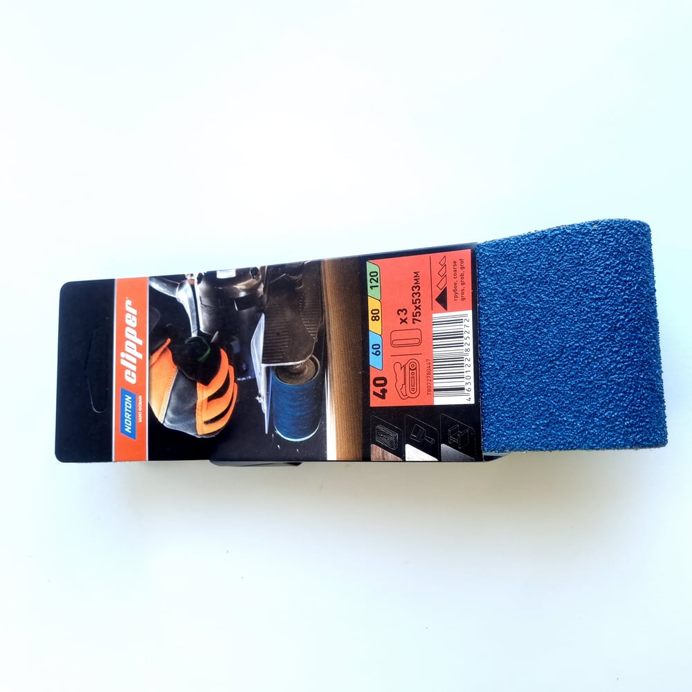 Изображение товара Циркониевая шлифовальная лента 75x533 мм, 3 шт P40 NORTON