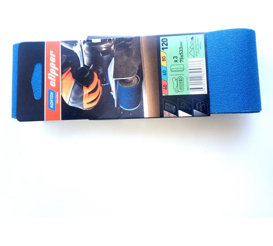 Изображение товара Шлифовальная лента циркониевая 75x533 мм, 3 шт, Р120 NORTON 78072727992