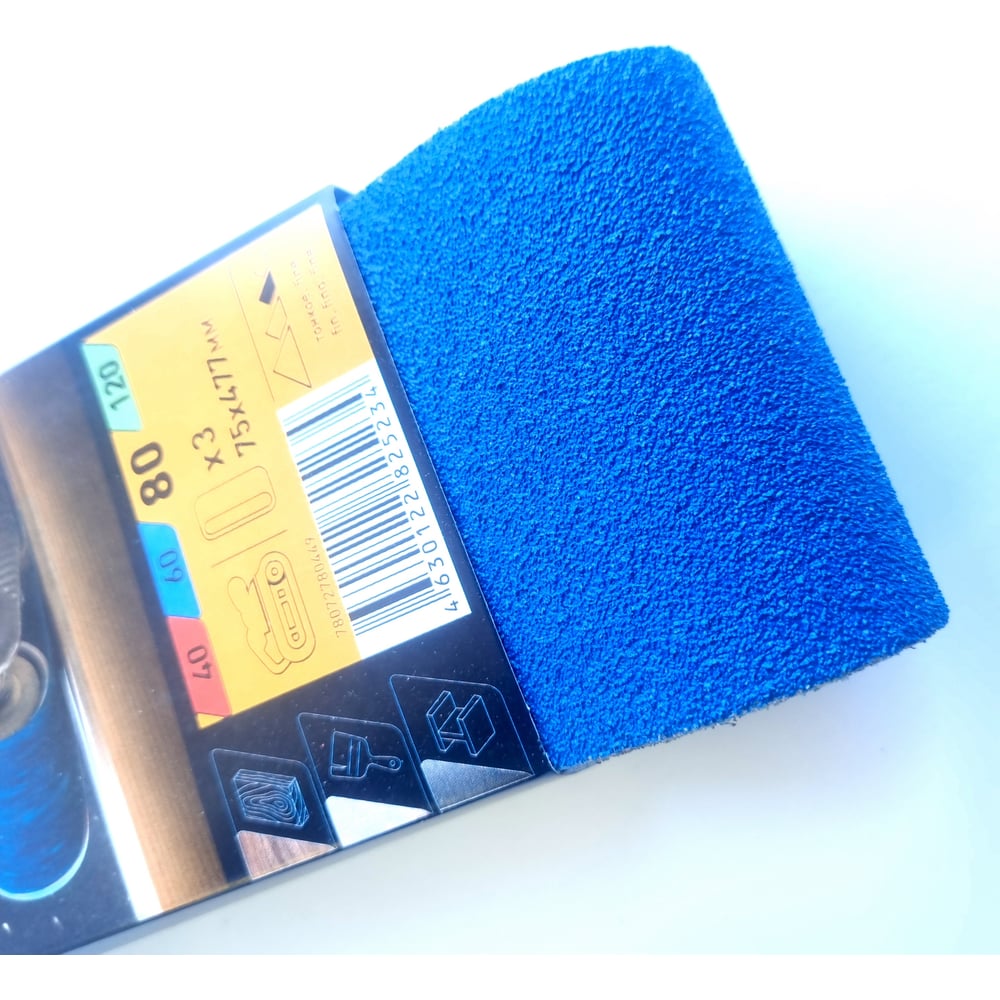 Изображение товара Циркониевая шлифовальная лента 75x477 мм P80, 3 шт Norton