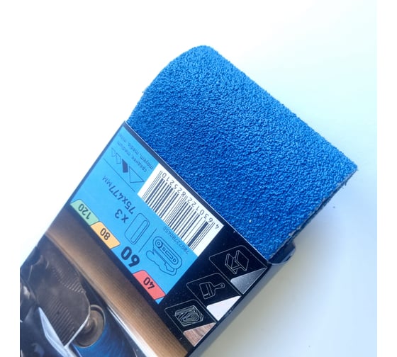 Изображение товара Шлифовальная лента циркониевая 75x477 мм, 3 шт, Р60 NORTON 78072780450