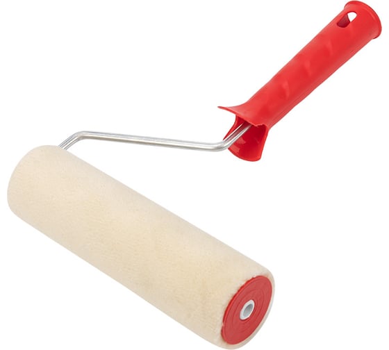 Изображение товара Валик REXANT велюр, ворс 5 мм, ширина ролика 180 мм, диам. 42 мм, бюгель 6 мм 89-0029