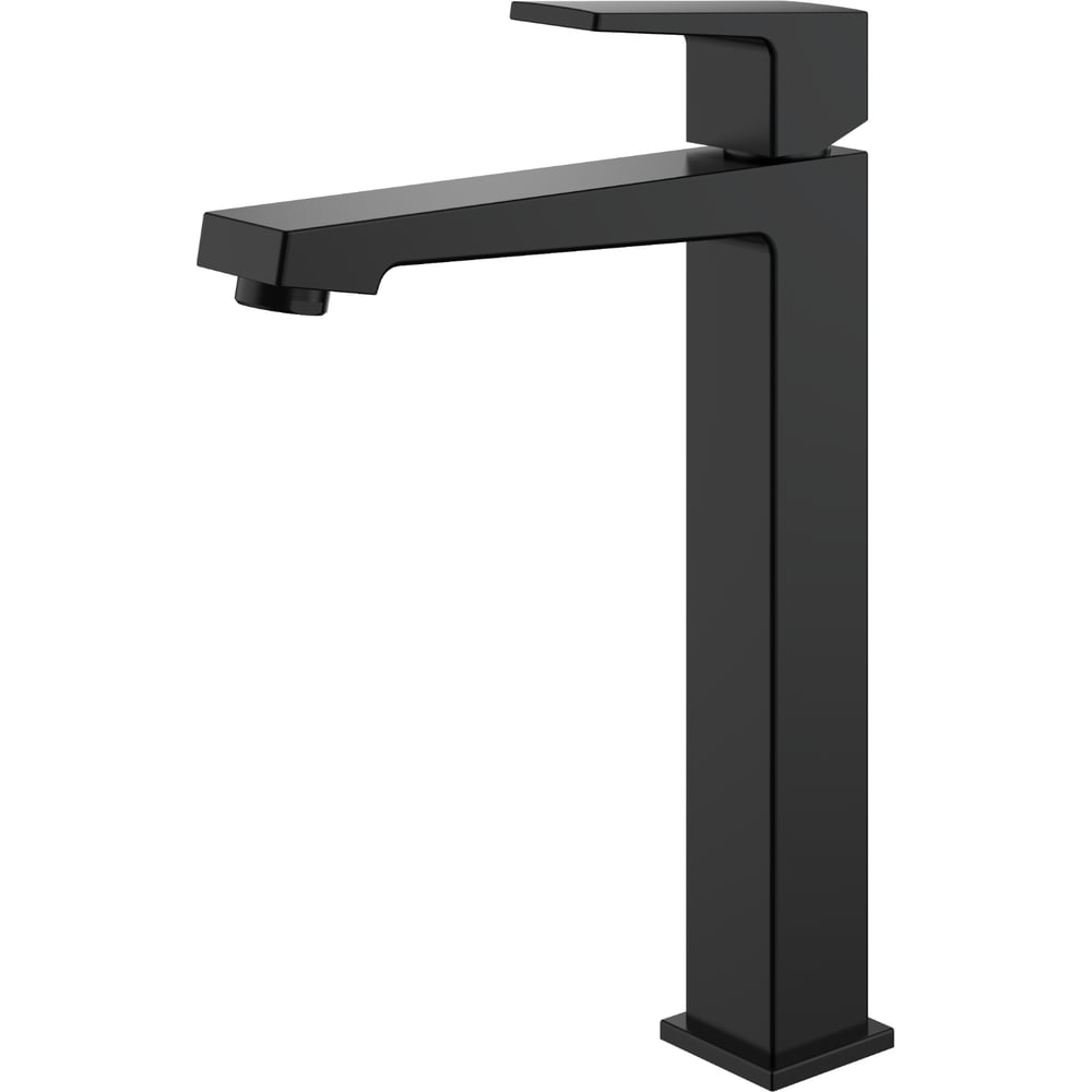 Изображение товара Смеситель для умывальника SPLENKA высокий черный S01.15.06 современный однорычажный