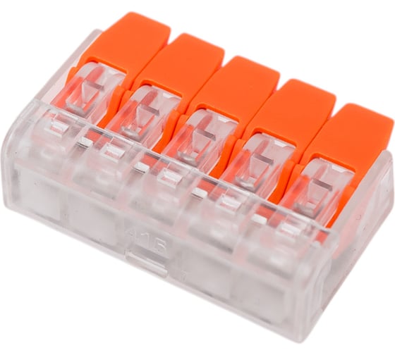 Изображение товара Клемма зажимная соединительная безвинтовая SLP electrics PCT-415 50шт в пакете SL0441-0055