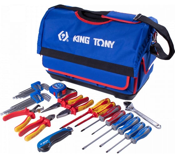Изображение товара Набор инструментов электрика KING TONY 33 предмета 91333MQ