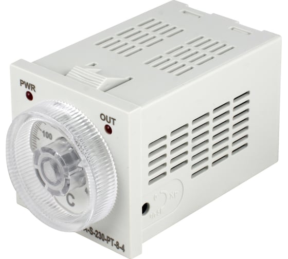 Изображение товара Температурный контроллер INNOCONT с аналоговым управлением, 48x48x82 мм, вход Pt100, 0...200C, выход реле, ON/ TRT-A-S-230-PT-8-4