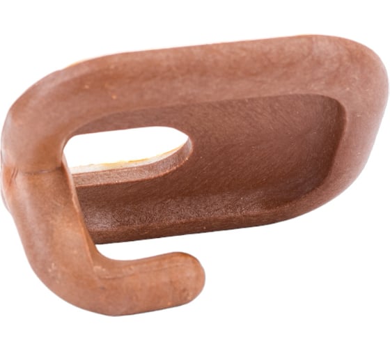 Изображение товара Самоклеящийся крючок Amig пластик, коричневый 2 шт. в дисп. 206-45х32х21MAR