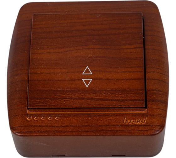 Изображение товара Проходной выключатель Lezard DEMET махагон 711-0500-105