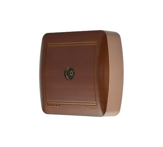 Изображение товара ТВ розетка Lezard DEMET оконечная махагон 711-0500-130