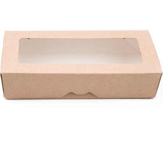 Изображение товара Универсальная коробка S-CHIEF 5 шт., с окном, 17x7x4 см BFC-035 766388