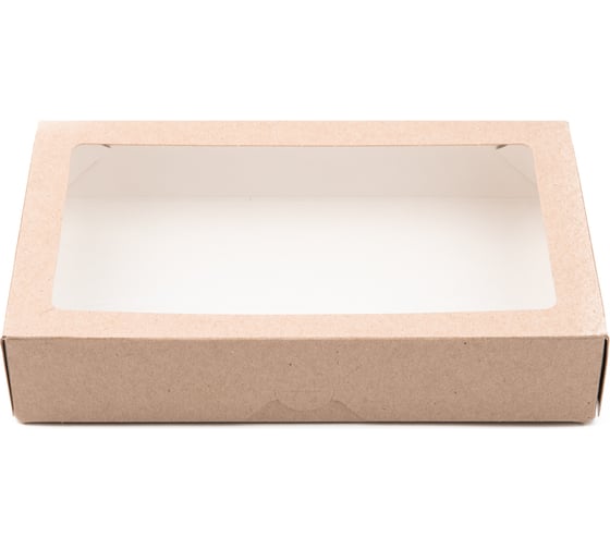 Изображение товара Универсальная коробка S-CHIEF 5 шт., с окном, 19.5х12x4 см BFC-036 766386