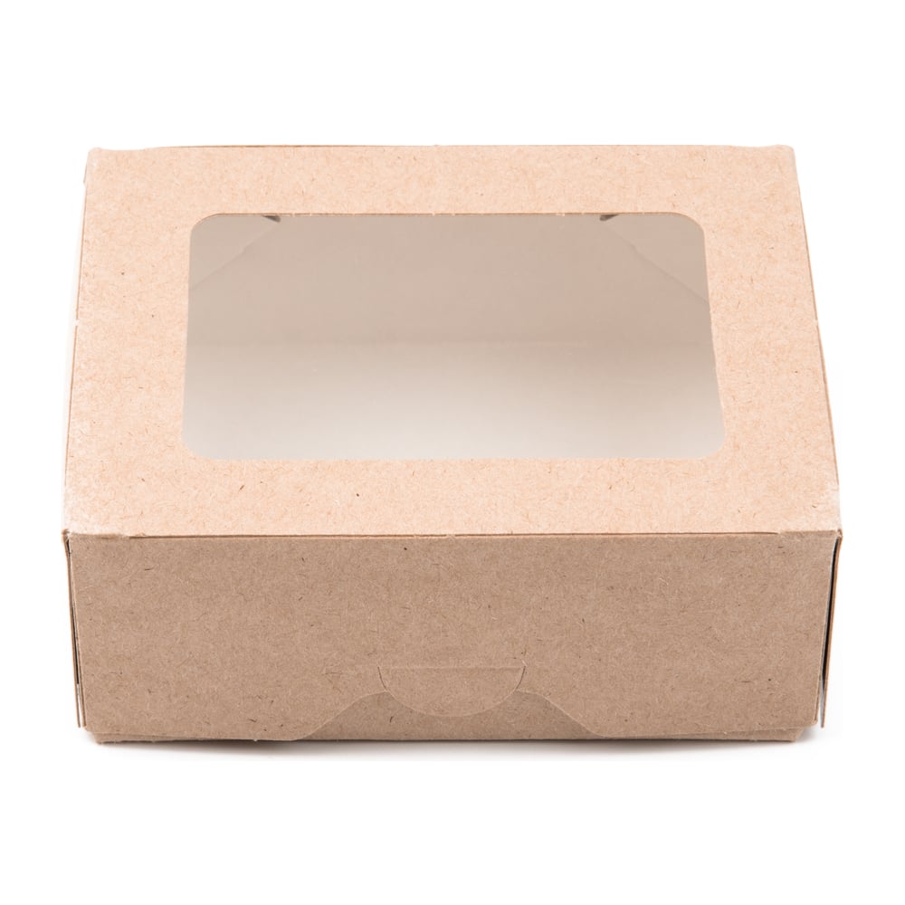 Изображение товара Коробки для безе S-CHIEF 5 шт. с окном, 10x8x4 см для пирожных