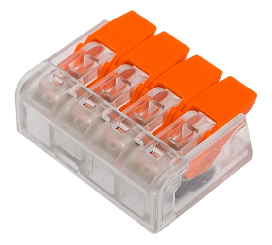 Изображение товара Клемма зажимная соединительная безвинтовая SLP electrics PCT-414 20шт в пакете SL0441-0024