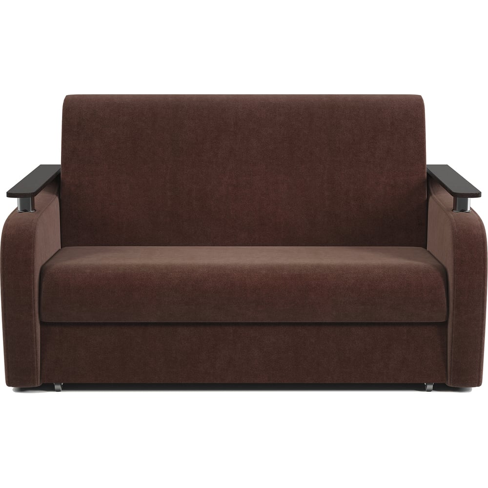 Изображение товара Диван аккордеон Шарм Гранд Д 100 велюр шоколад классика