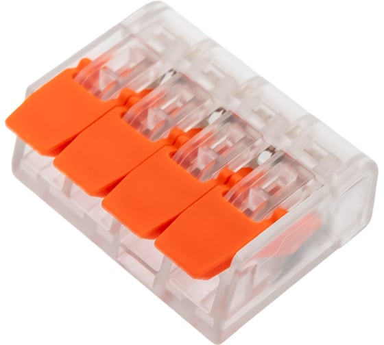 Изображение товара SLP Клемма зажимная соединительная безвинтовая SLP electrics PCT-414 50шт в пакете SL0441-0054