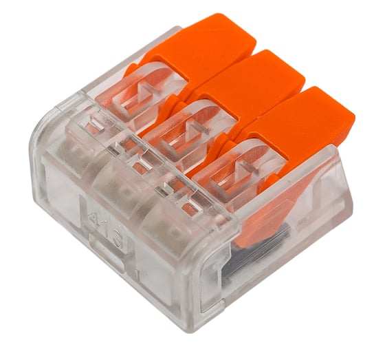 Изображение товара Клемма зажимная соединительная безвинтовая SLP electrics PCT-413 5шт в пакете SL0441-5003