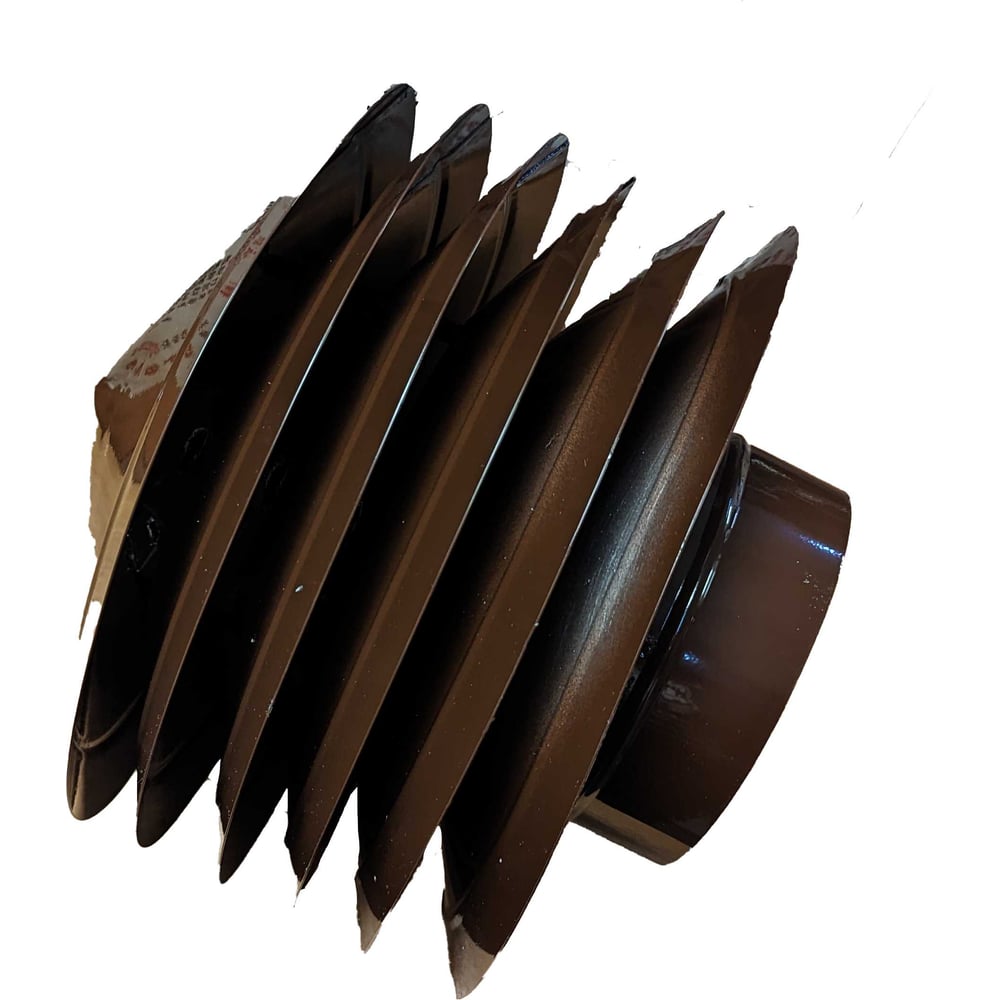 Изображение товара Дефлектор гравитационный NanoZont для круглых воздуховодов D110 коричневый Изображение товара Дефлектор гравитационный NanoZont для круглых воздуховодов D110 коричневый