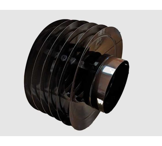 Изображение товара Дефлектор гравитационный для круглых воздуховодов ООО Вентмаркет D125, коричневый 8017 NanoZont125brown