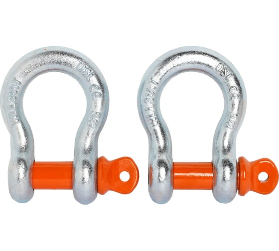 Изображение товара Шаклы буксировочные металлические AIRLINE 3,25 т / 13 т с сумкой, набор 2 шт. ASHA006