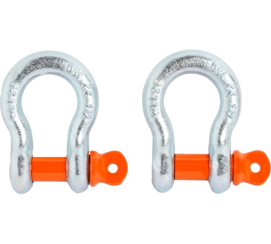 Изображение товара Шаклы буксировочные металлические AIRLINE 2 т / 8 т с сумкой, набор 2 шт. ASHA005