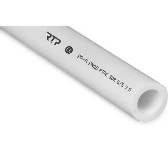 Изображение товара Труба RTP PN20 SDR6 горячая и холодная вода D 63х10.5 мм, 4 м 10312