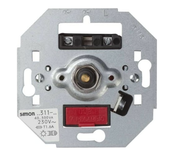 Изображение товара Поворотный светорегулятор Simon 40-300Вт 230В, S27, S82, S82N, S88, S82 Detail 75311-39