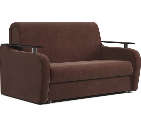 Изображение товара Диван аккордеон Шарм Гранд Д 140 велюр дрим шоколад 170523788