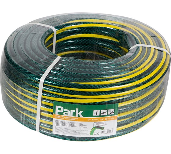 Изображение товара Армированный шланг Park ПВХ, 1/2", 50 м 111039