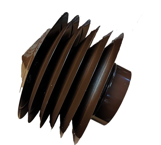 Изображение товара Дефлектор гравитационный для круглых воздуховодов ООО Вентмаркет D100, коричневый 8017 NanoZont100brown