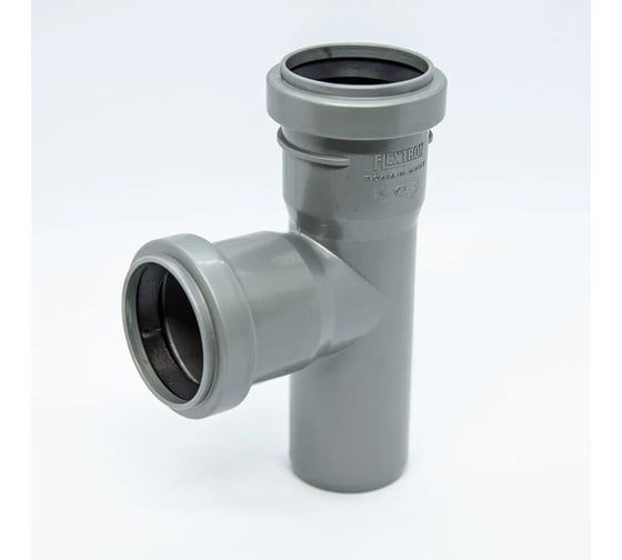 Изображение товара Тройник D 40 мм 87,5 градусов для внутренней канализации Flextron 145821