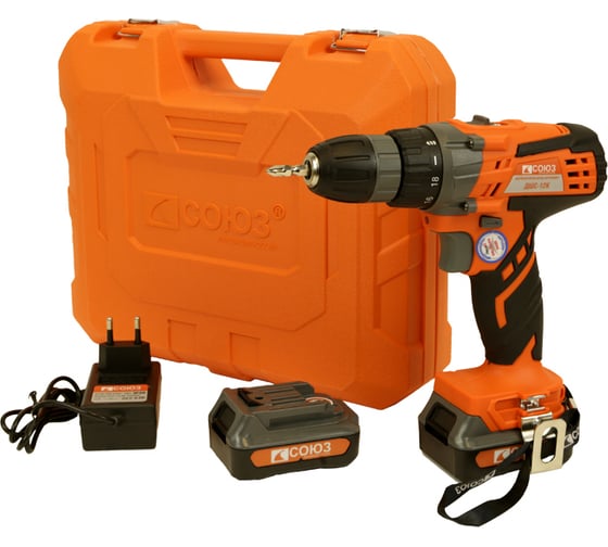 Изображение товара Аккумуляторная дрель-шуруповерт СОЮЗ ДШС-12К